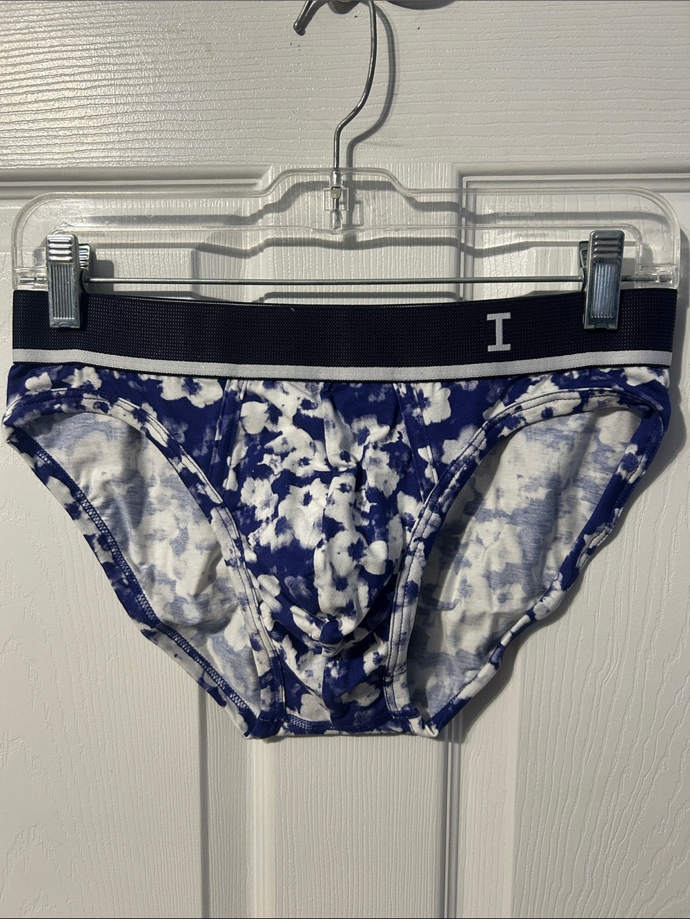 Impetus Men's Navy Blue Floral Briefs